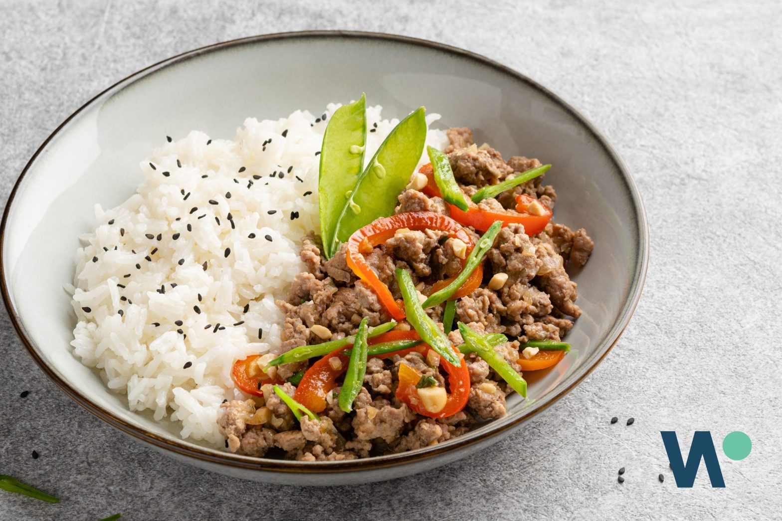 ground turkey teriyaki bowl